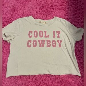 Alter’d State “Cool it Cowboy” Crop top